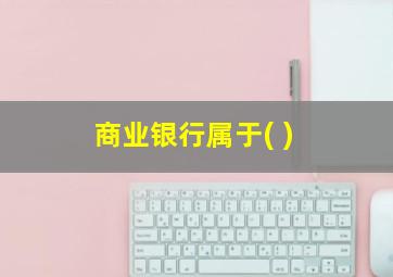 商业银行属于( )